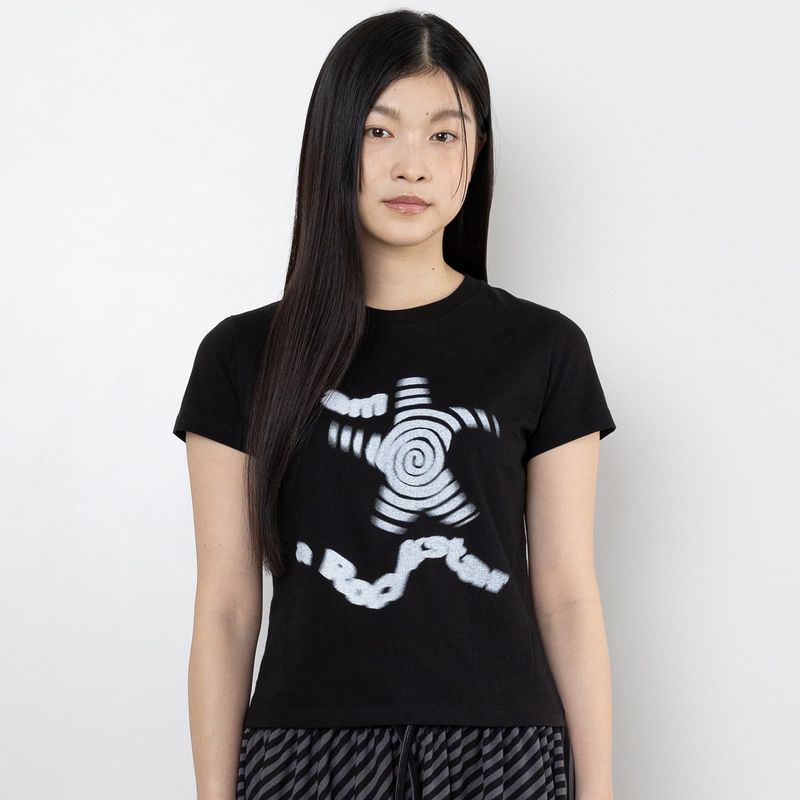 WEBHOUSE（ウェブハウス）の「Twister Rockstar Angel Tee - Black（Tops）」