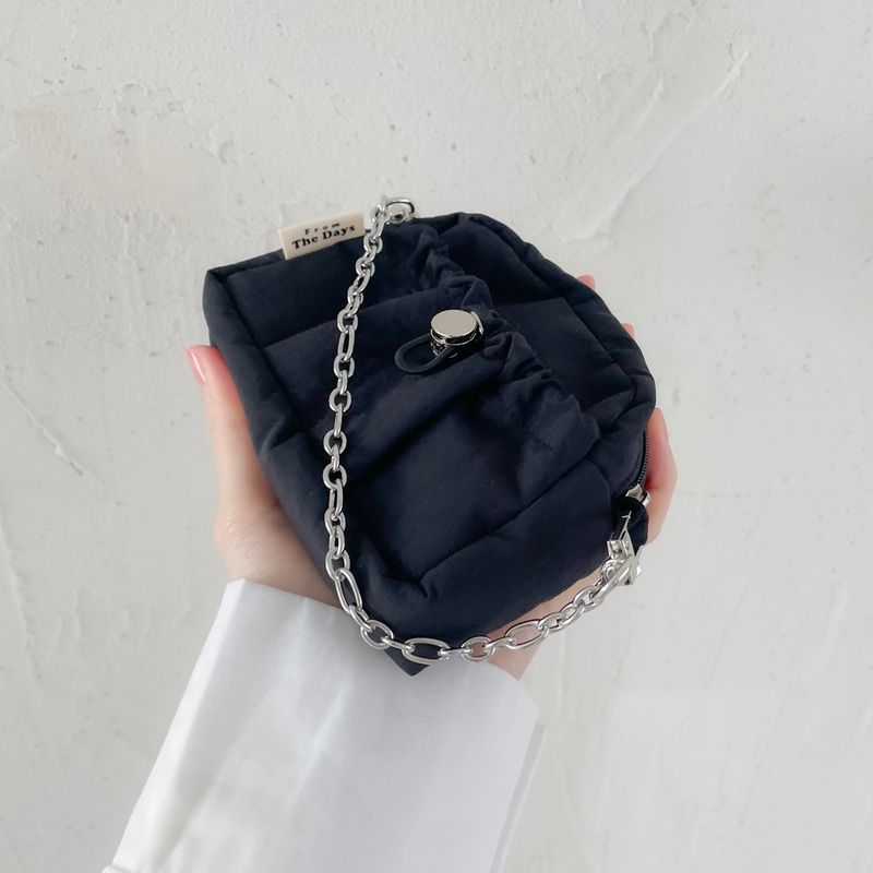 Card Wallet Mini Chain Bag-BLACK