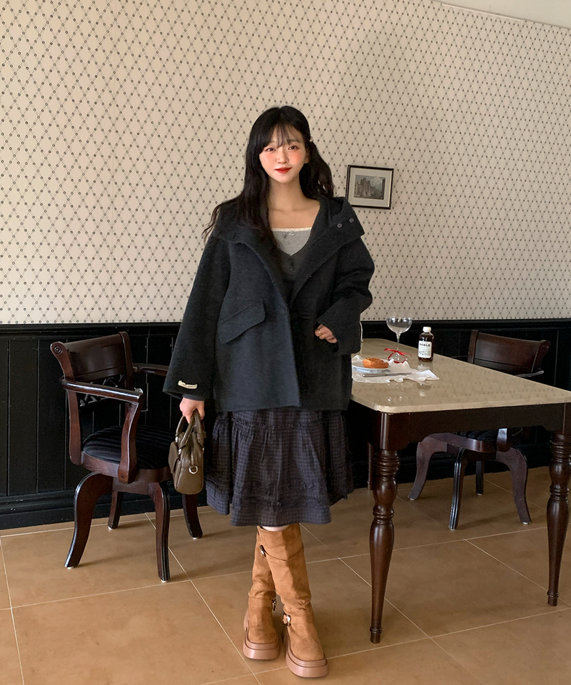 Duffle Half-Length Handmade Coat Jacket