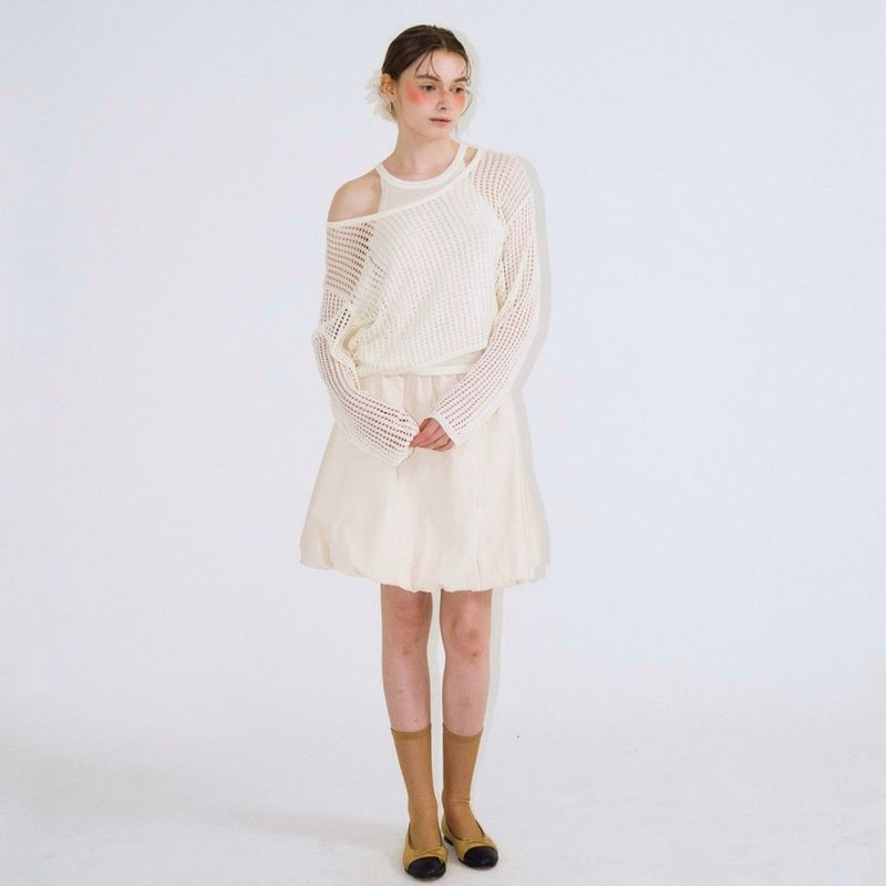 Net Layered Top - 3colors