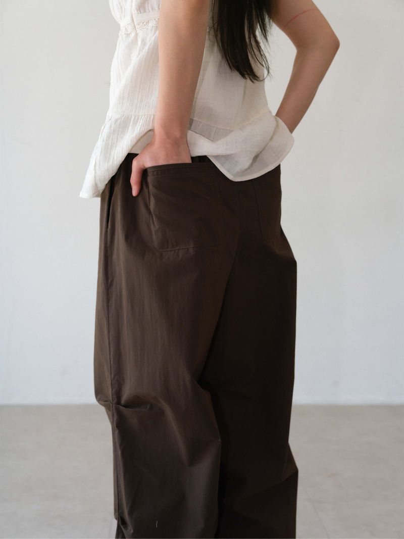 Double Pintuck Pants (Brown)