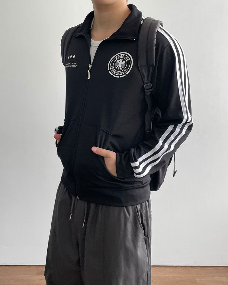 Roster Crop Track Zip-up