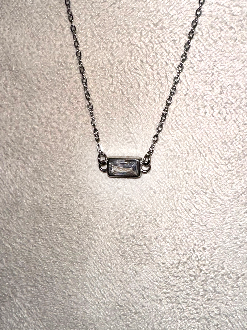 P:ReinSein（レインセイン）の「スクエアキュービックバーネックレス（アクセサリー）」