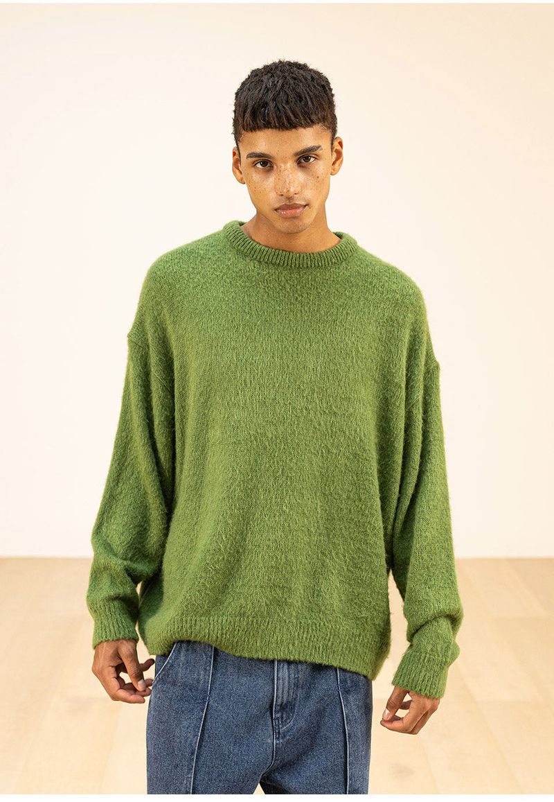 WOOL SOFT MOHAIR OVERSIZED KNIT