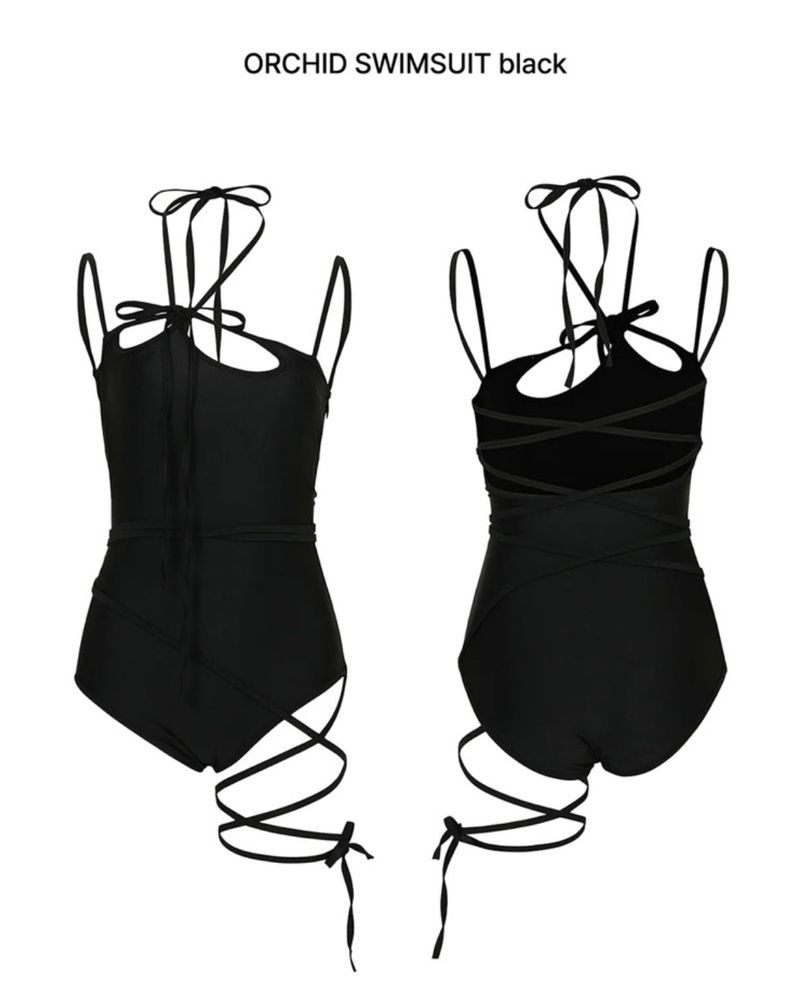 ORCHID SWIMSUIT black