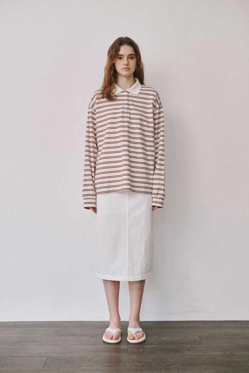 Stripe PK T-shirts (Wine)