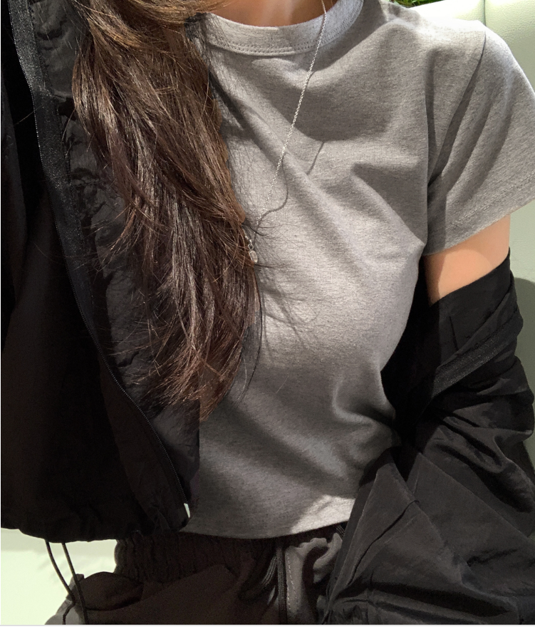 Weekly Better Crop Short Sleeve Tee / 4 colors
