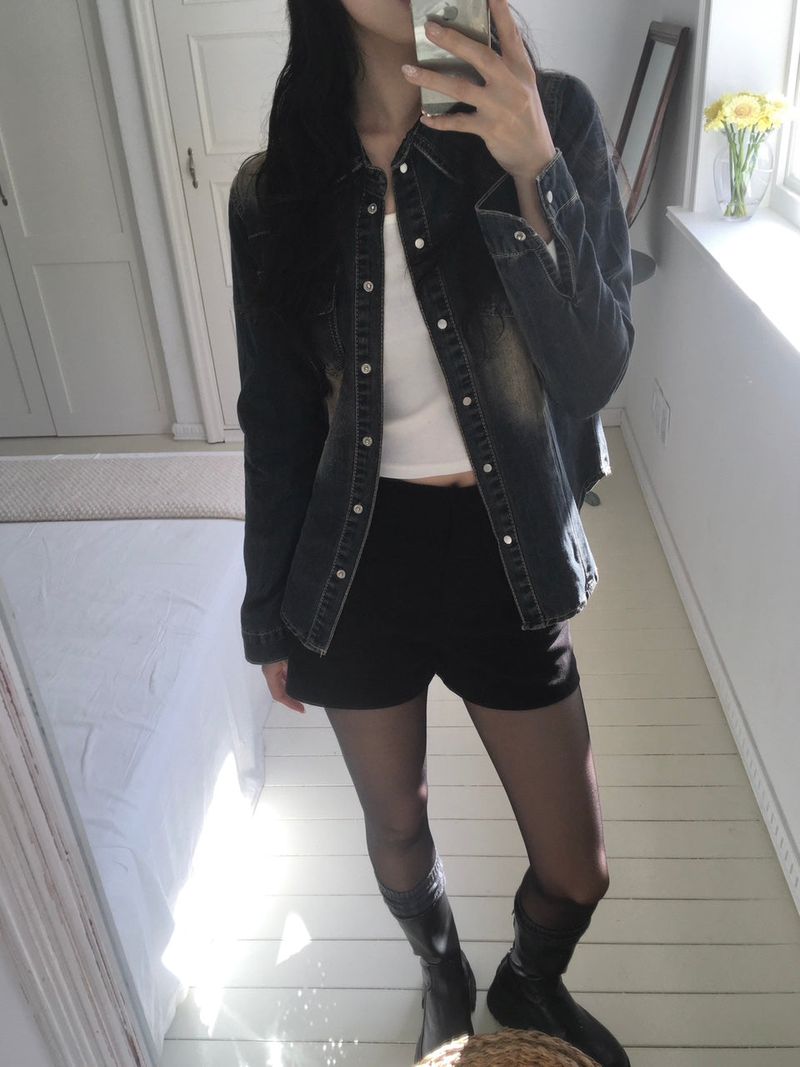 Washed Denim Shirt