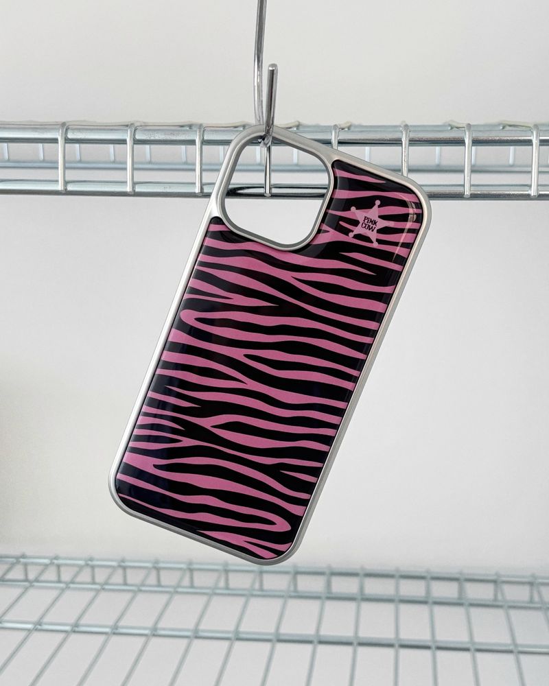 【MADE】 Kitsch Zebra phonecase (pink)