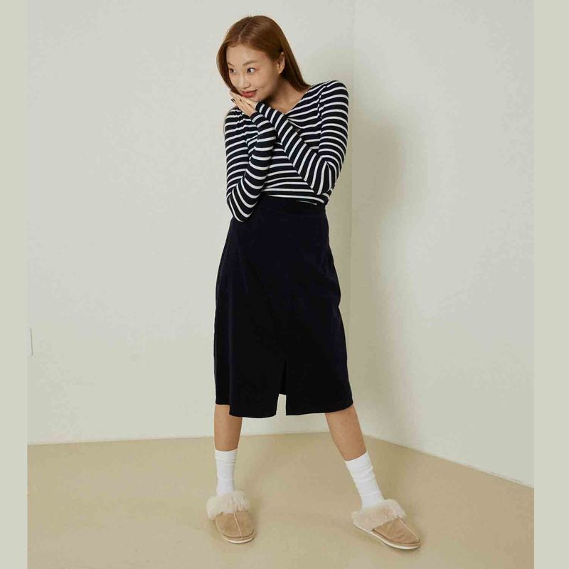 Amber stripes T-shirts (navy)