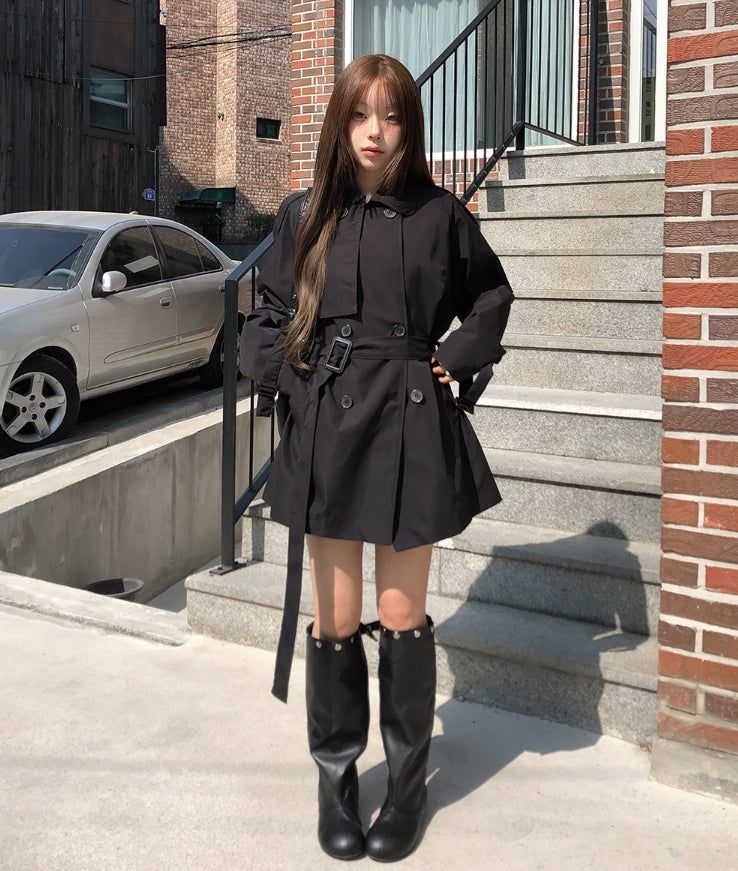 Mir Epaulet Half Trench Jacket
