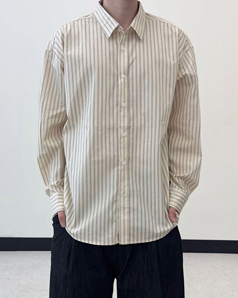 Pastel Oversized Stripe Shirt