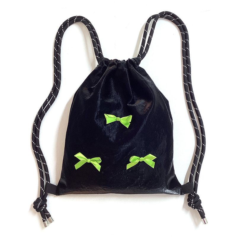 OTHER-worldly（アザーワールドリー）の「Ribbon Gym Sack [Green]（Bags）」