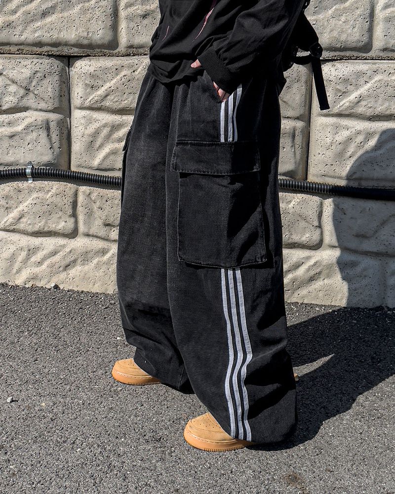 Circuit Wide Track Cargo Denim