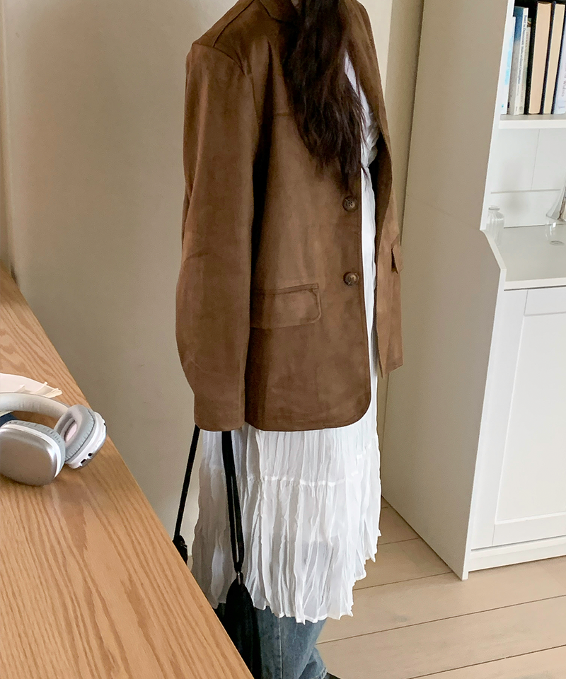 Autumn Suede Collar Jacket