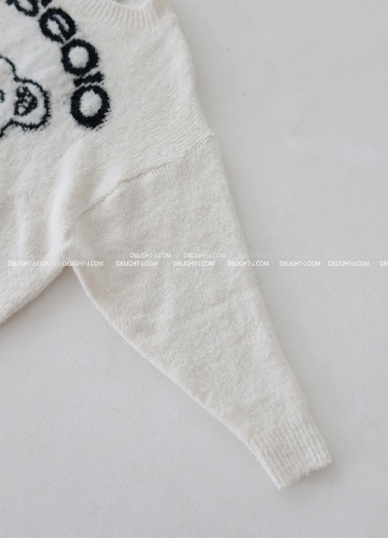 Kitchee bear oversized knitwear