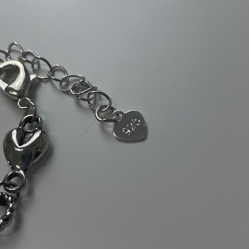 heart ring bracelet (925silver)