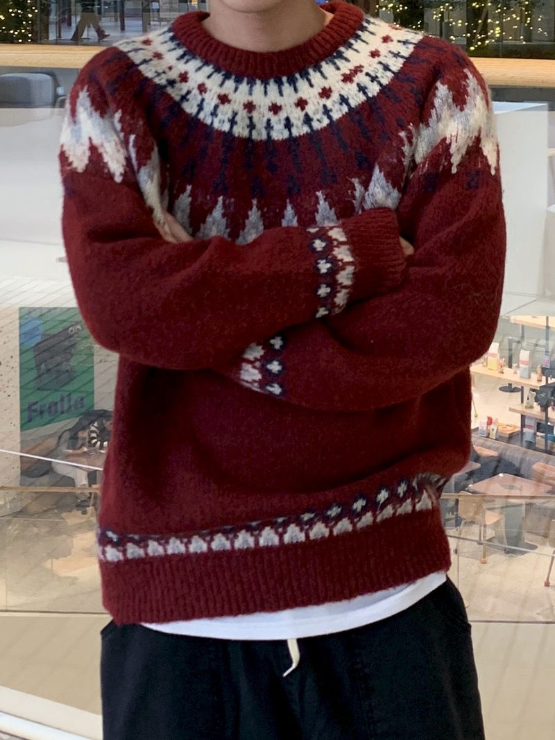Melt Nordic Hair Knit