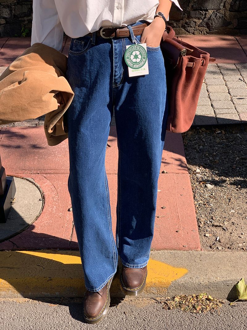 [Cowhide] Mid pick belt