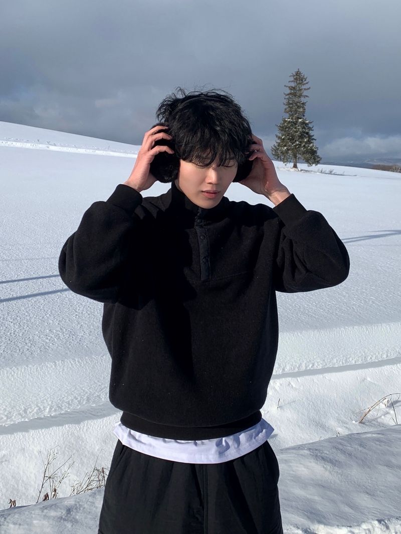 Basic angora beanie