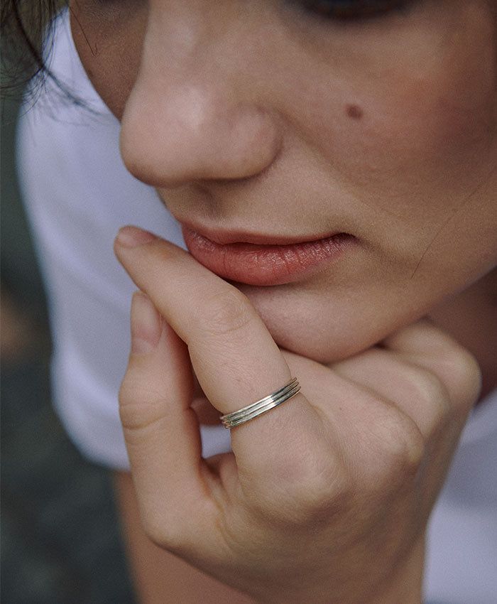 verte（ヴェフト）の「[925 silver] Cinq.silver.204 / フォートリング（アクセサリー）」