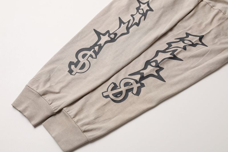 MOUSE LS TEE PIGMENT DYED - BEIGE