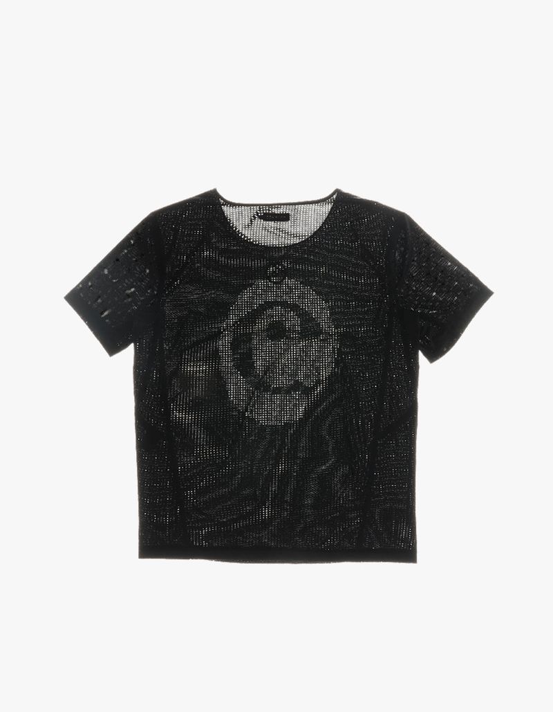 LASER BACK HOLE RUNNING TEE BLACK