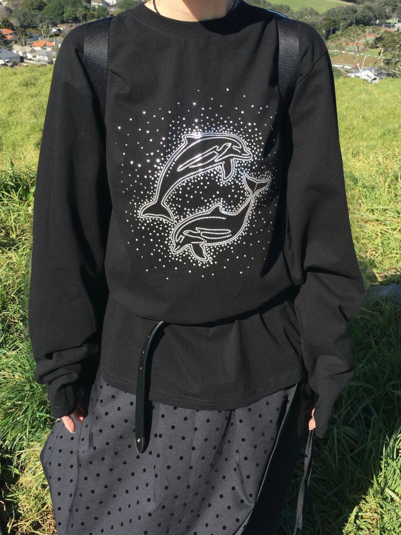 Hotfix Dolphin Loose Long Sleeve (2c)