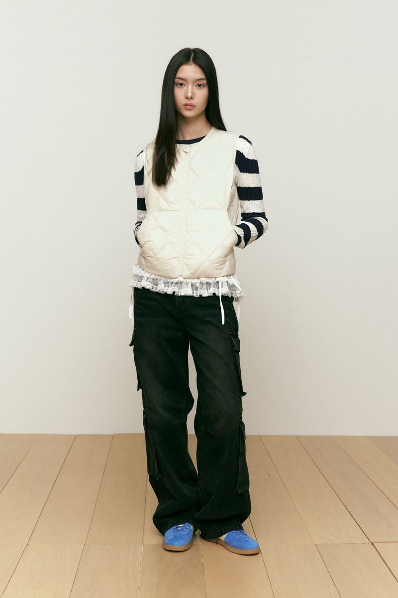 KIRSH CLOUD DOWN VEST [IVORY]