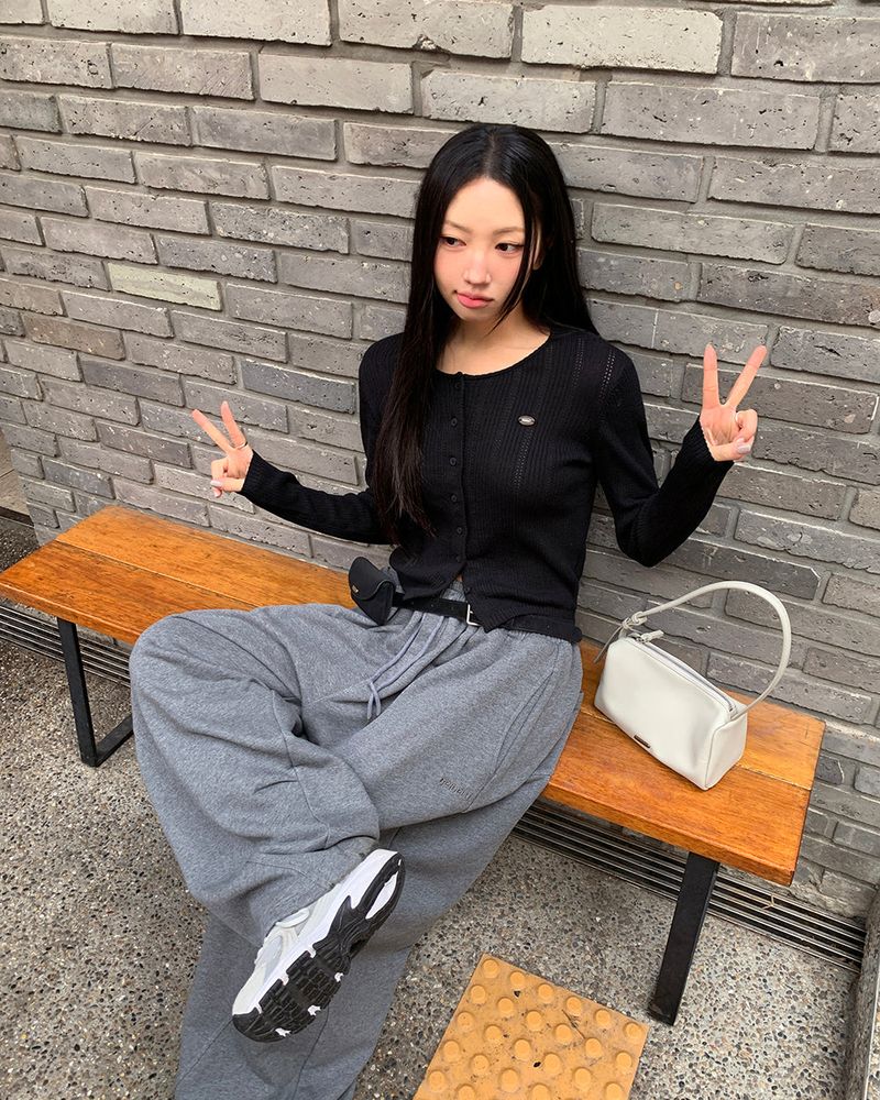 [ORIGINAL] Fib Pintuck Wide Training Two-Way Pants