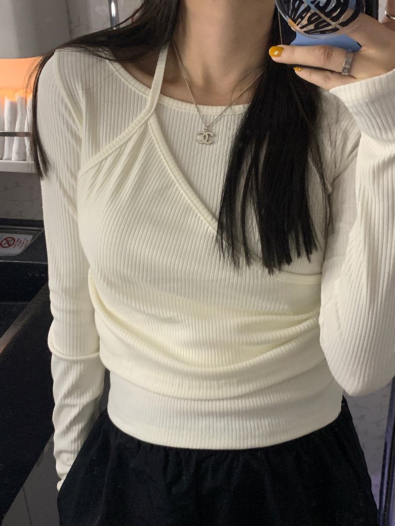 [MADE] Pem Golgi Layered Wrap Tee