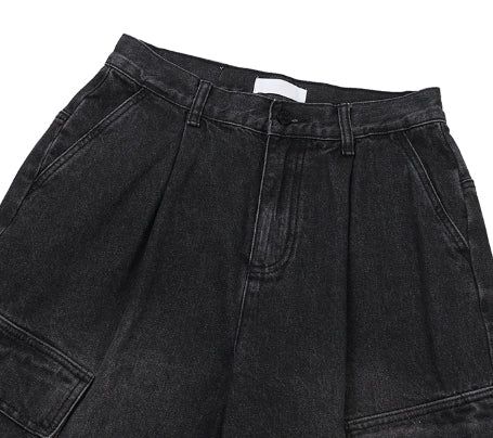 Rex Cargo Parachute Denim Pants