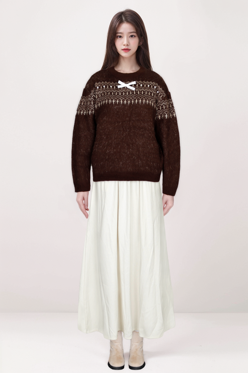 SNOWY SOFT LOVELY SWEATER