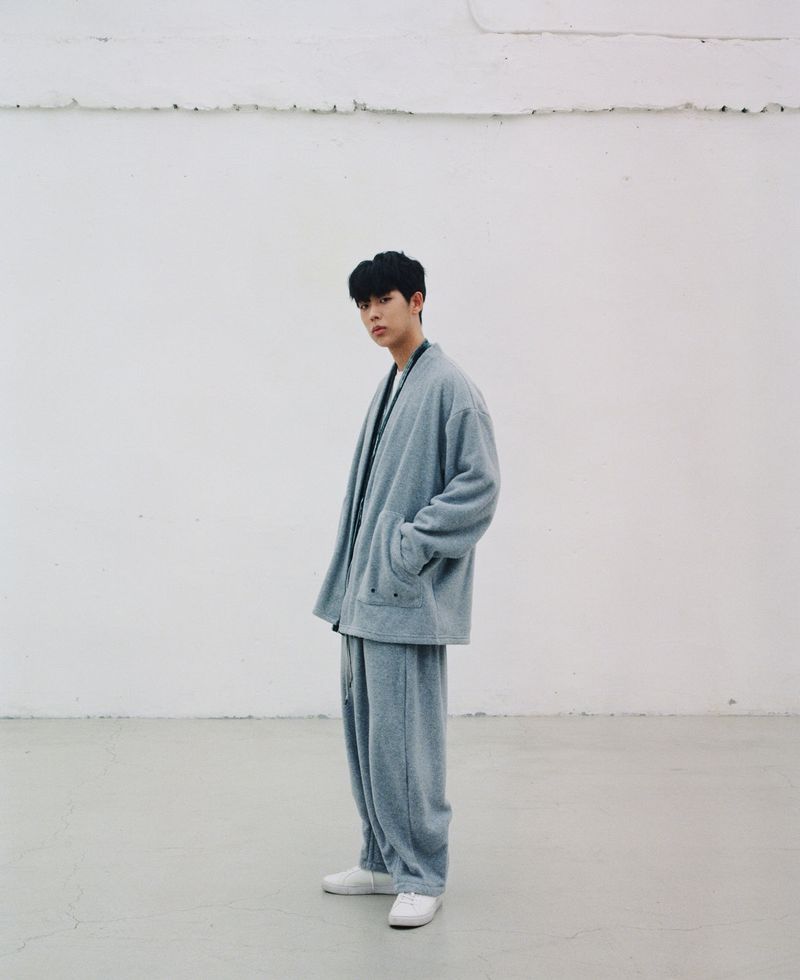 WARM-FLEECE BALLOON PANTS (Gray)