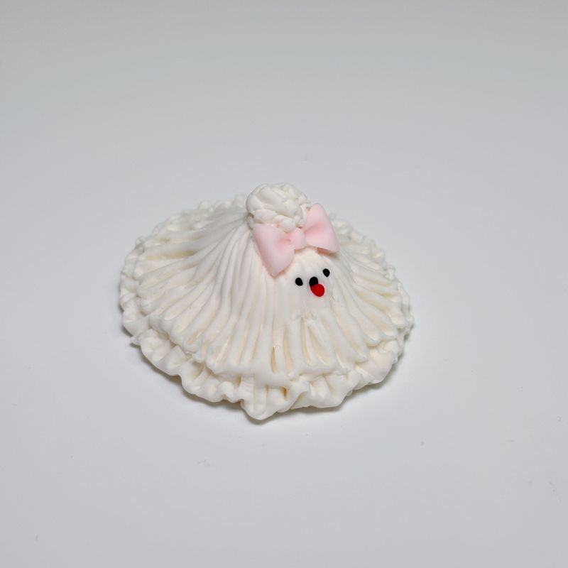 MYLITTLEDOGGG（マイリトルドッグ）の「千金わんちゃんのオブジェ(ピンクリボン)（Toys/Key Holders）」