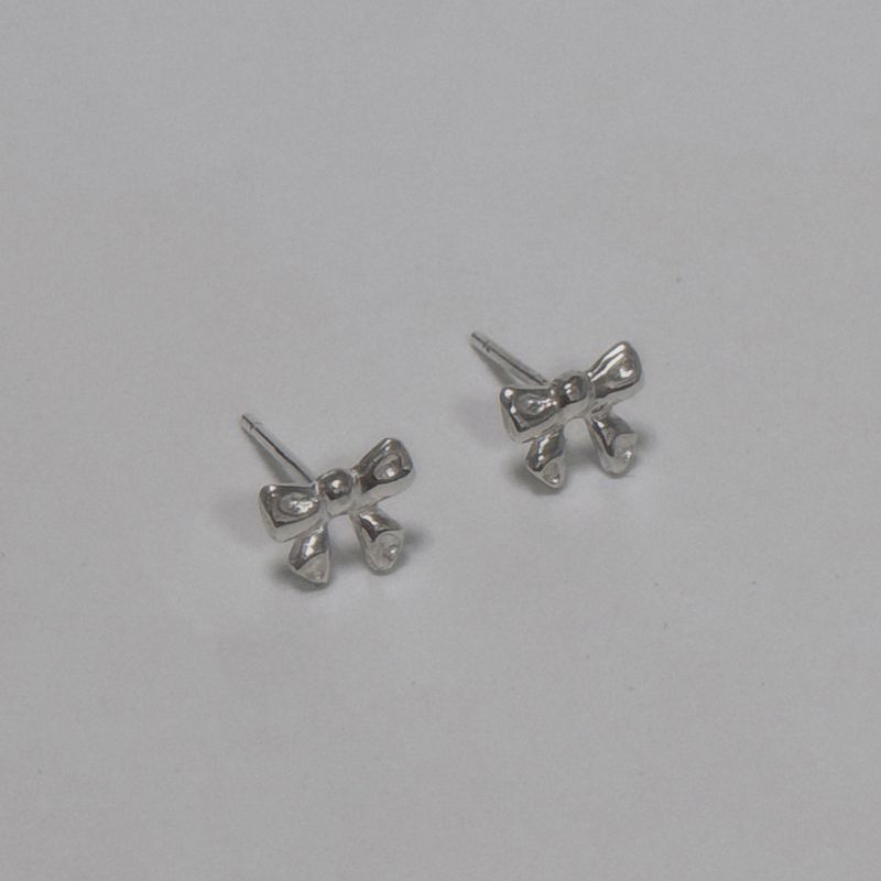 Silver 925 Ribbon earring