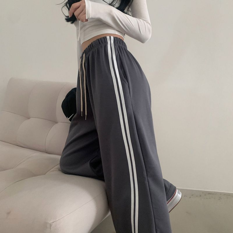 [Malafit!/ Made in Korea] ストリートトラックトレーニングラインバンディングパンツ（６カラー）