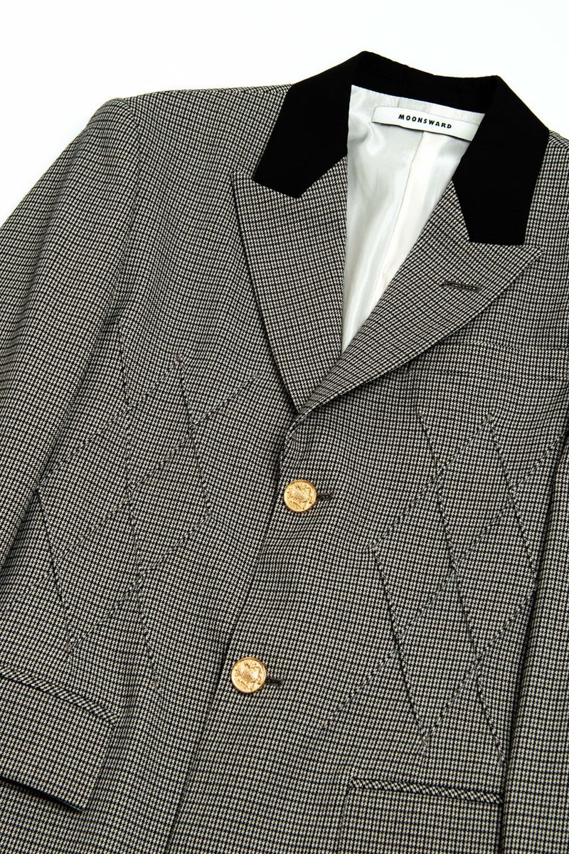 Warm Grey Check Argyle Jacket