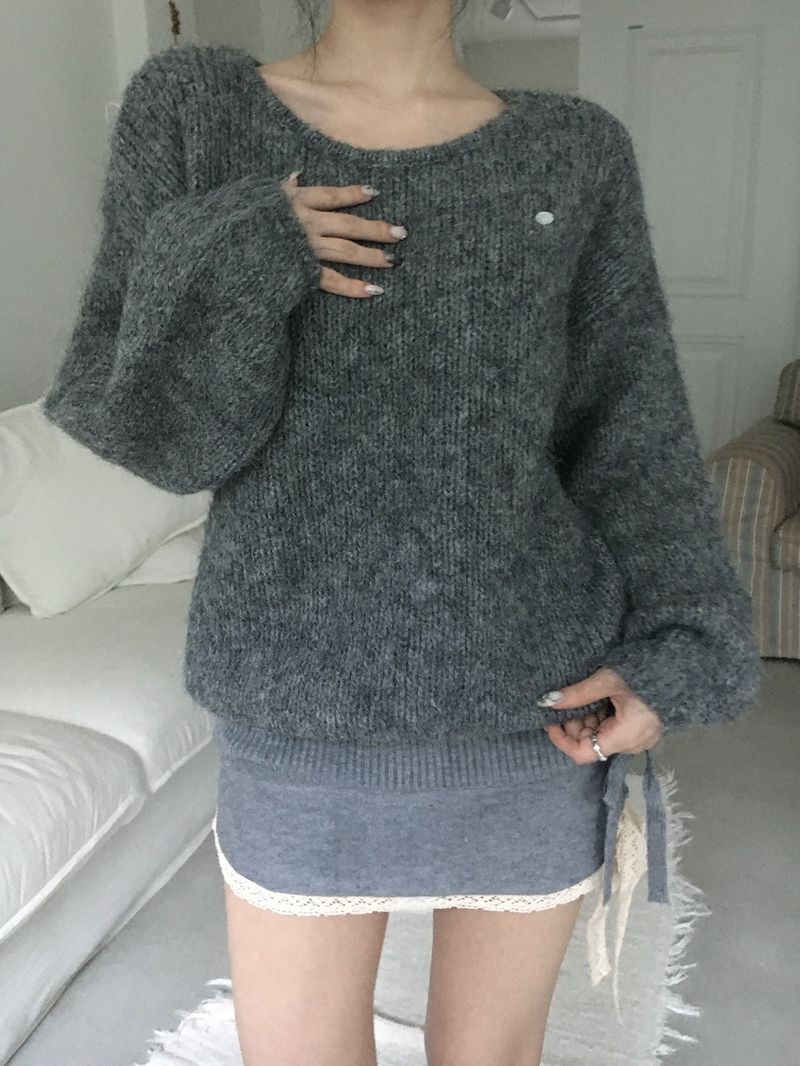 Angora Knit Sweater