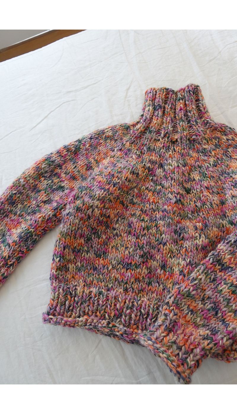 CANDY handmade sweater (with beanie)