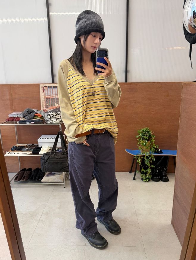 [Cowhide] クラシック レザー ピン ベルト