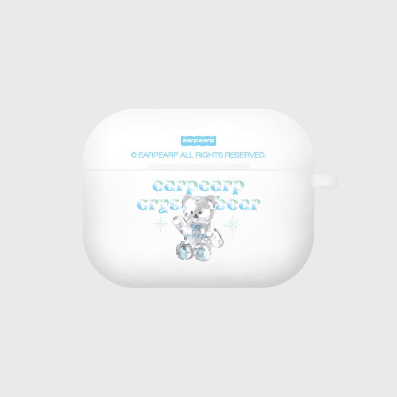 EARPEARP(アプアプ)の「CRYSTAL MERRY-WHITE(AIR PODS PRO-COLOR JELLY)(Hats)」
