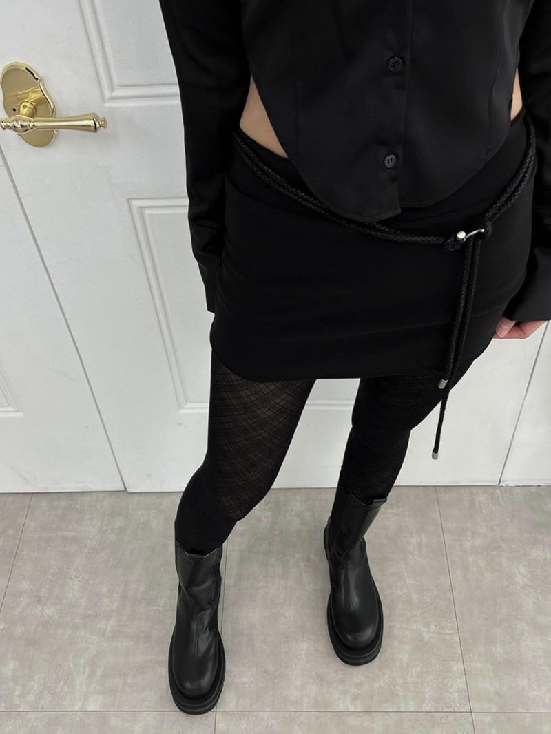 Omega rope drop long belt (2 colors)