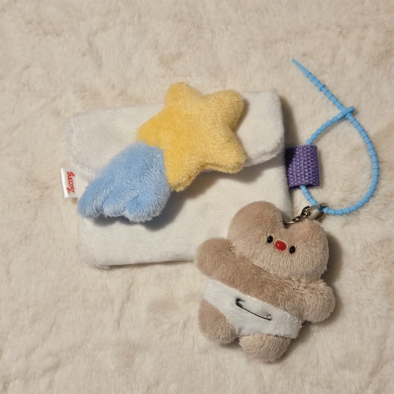 [MADE] fluffy baby star pouch