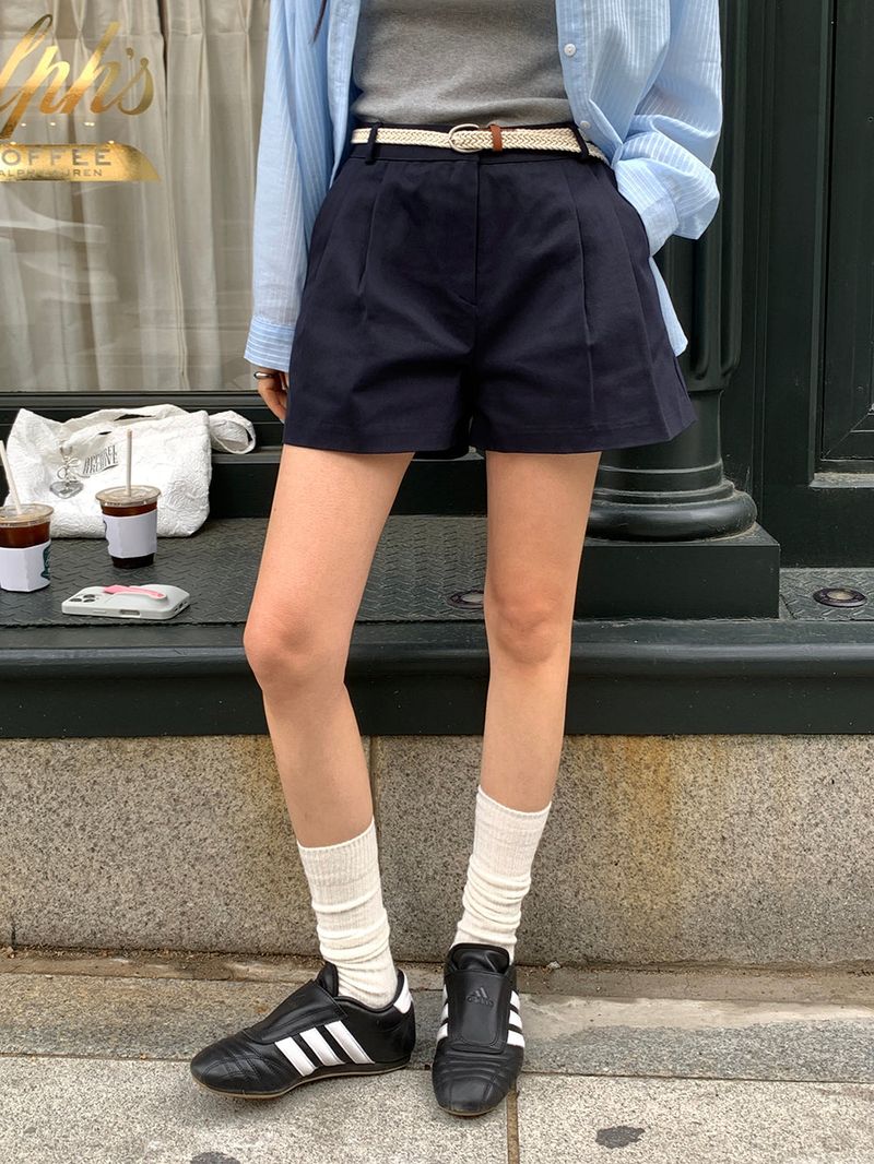 [MADE] Dears Cotton Pintuck Shorts