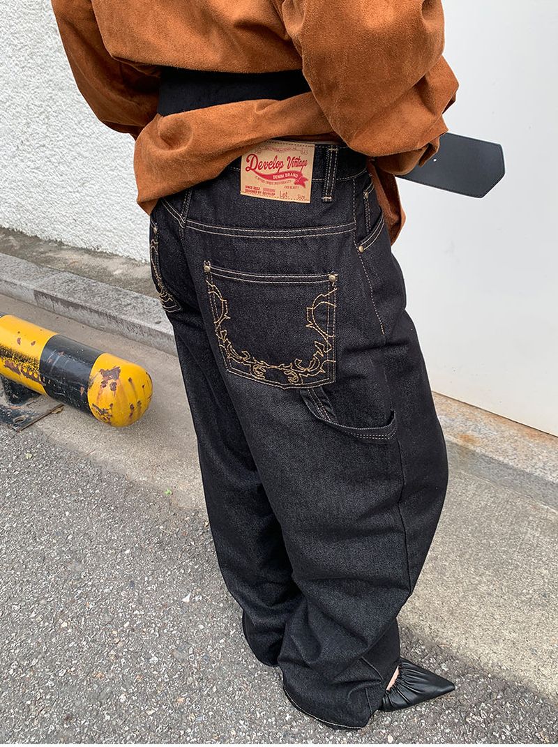 TWIST CARPENTER RAW JEANS