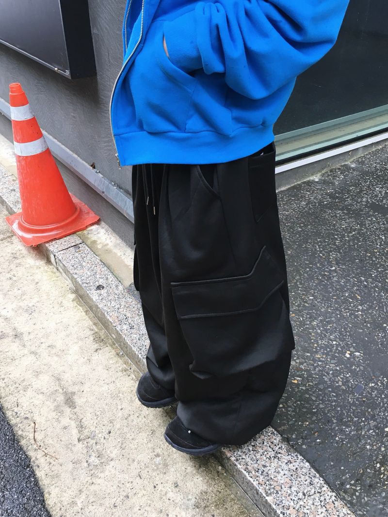 Float Big Pocket Pintuck Cargo Sweatpants 2C
