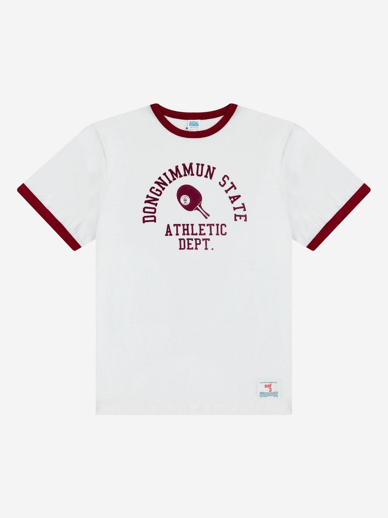 safarispot（サファリスポット）の「AUTHENTIC TABLE TENNIS CLUB TEE (WHITE/BURGUNDY)（Tops）」