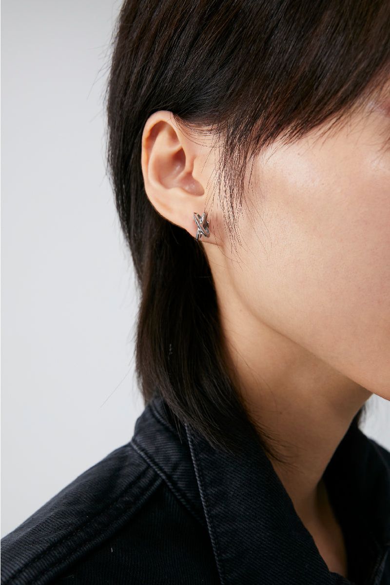 ETERNAL pearl earring(WHITE) -Single piece-