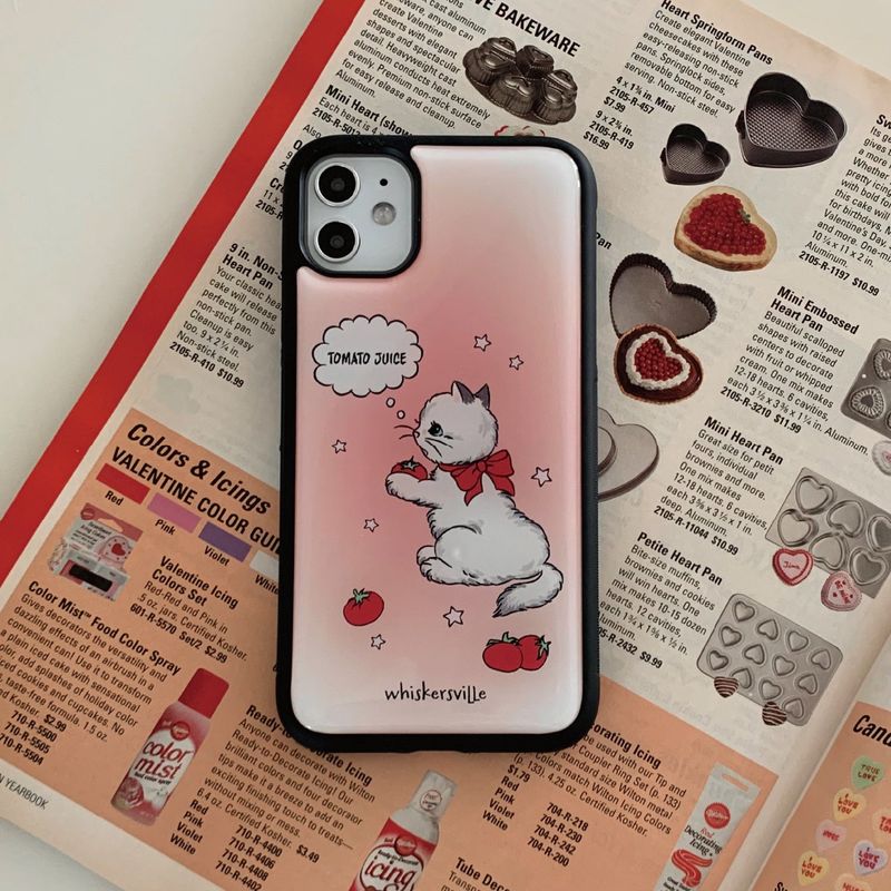 [MADE]Tomato Cat Epoxy Case